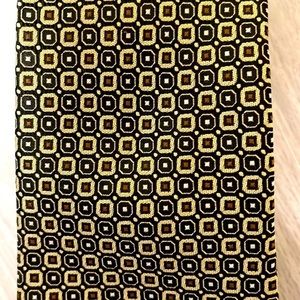 Alexander Julian Colours geometric tie. Brown,‎ black and white. F19.